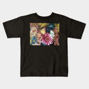 Flowers - Oil on Canvas by Adelaide Artist Avril Thomas Kids T-Shirt